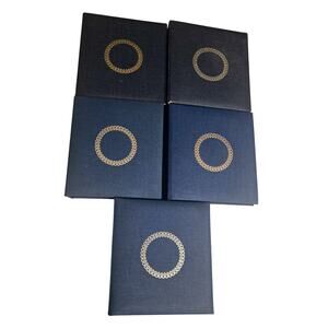 The Franklin Mint 4-Bronze Coins in 4-Christmas Cards in 5-Books 1976 Vintage